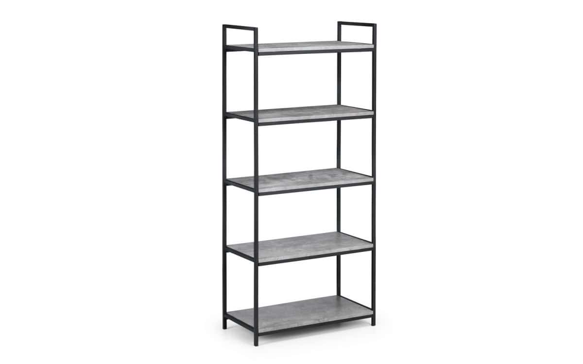 Sawmill Tall Bookcase - Concrete Grey - Image 3