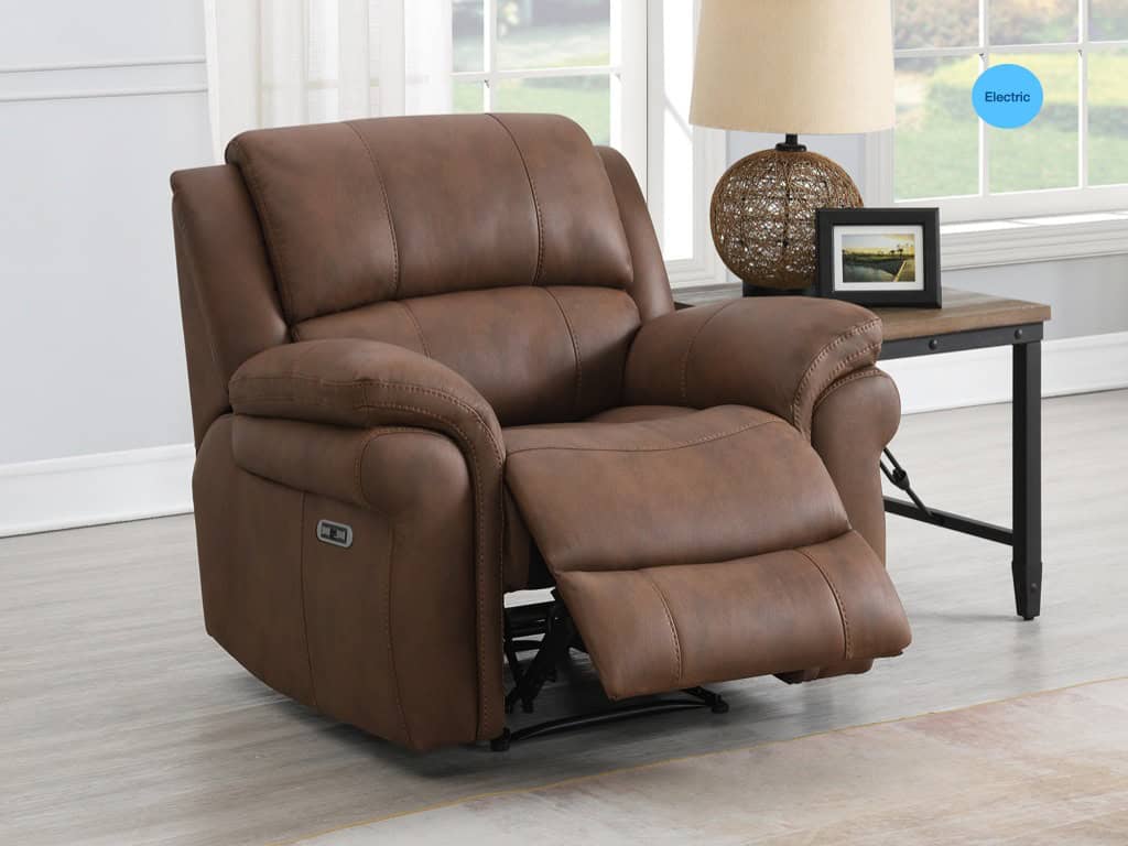 Farnham Ultra 1 Seater Electric Recliner – Tan