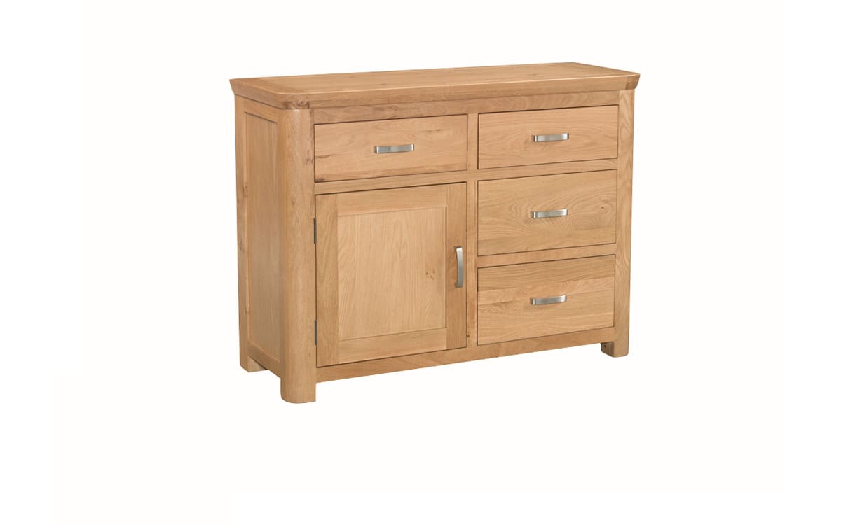 Treviso Oak 1 Drawer 4 Door Sideboard