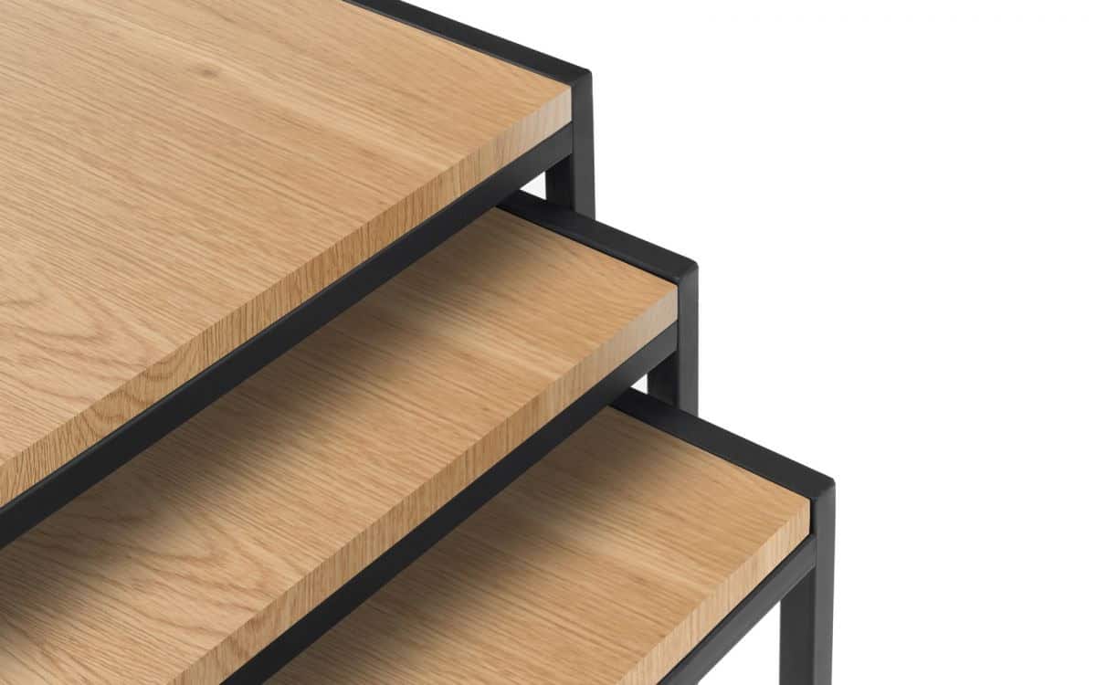 Miller Nest of Tables - Euro Oak - Image 2