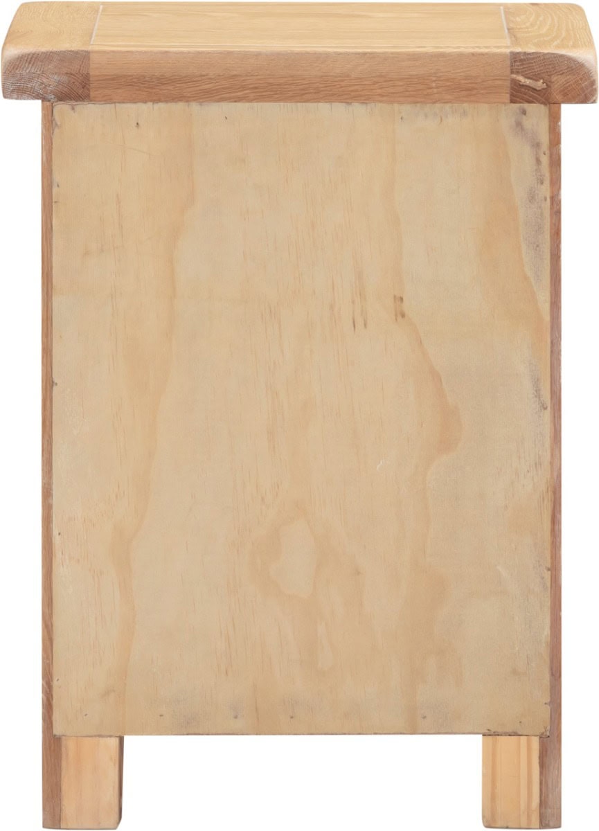 Windsor 3 Drawer Bedside -Natural Oak - Image 5