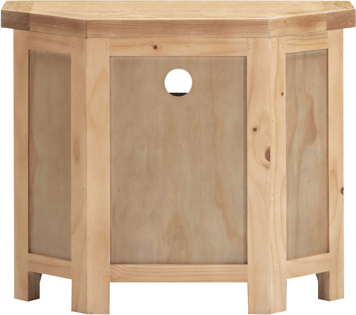 Windsor Corner TV Unit - Natural Oak - Image 5