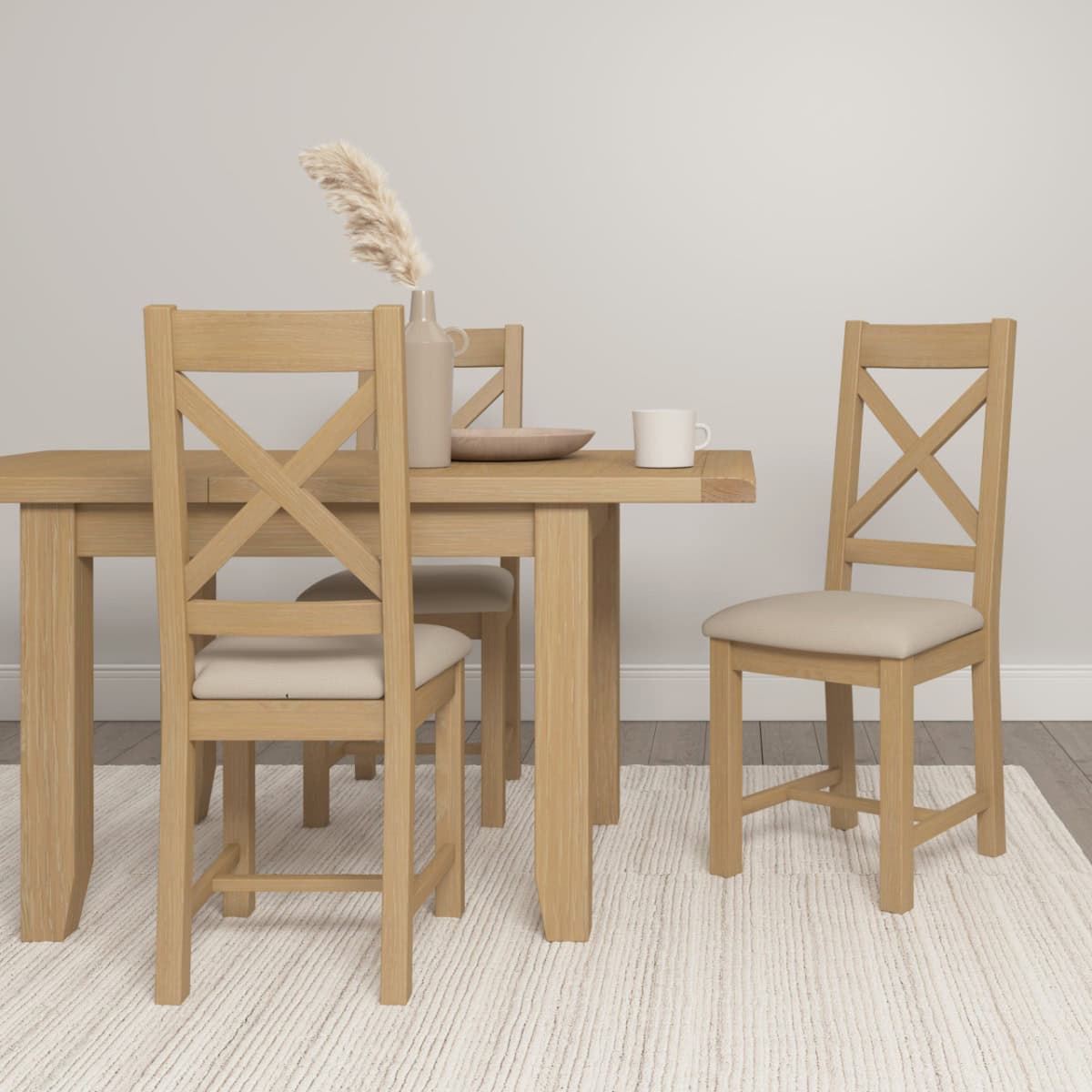 Windsor Extending Dining Table – Natural Oak