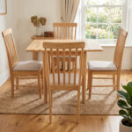 Cologne Square Drop Leaf Dining Set (4 Chairs) - Image 2