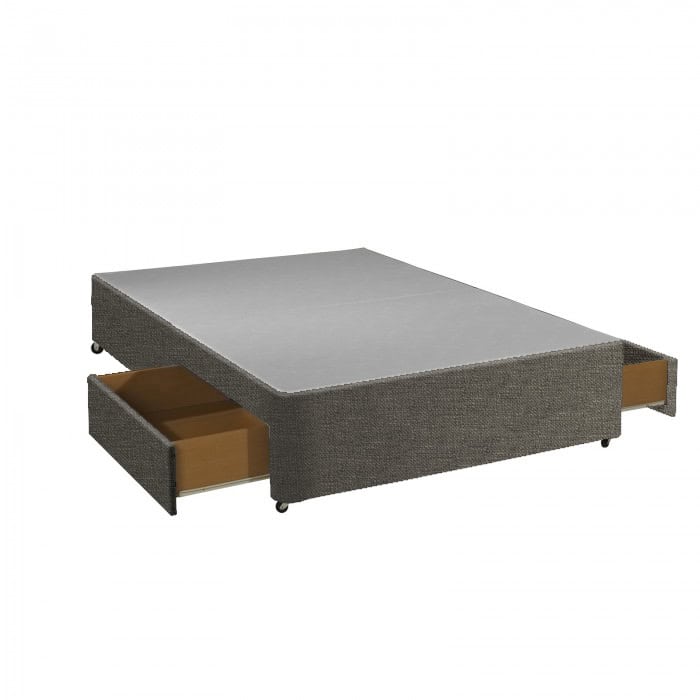 Apollo 4ft Azzure Grey 2 Drawer Divan Base
