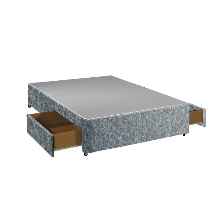 Apollo 4ft Grey 2 Drawer Divan Base