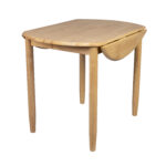 Cologne Round Drop Leaf Dining Set (4 Chairs) - Image 4