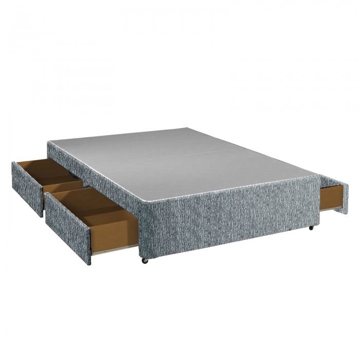 Apollo 5ft Grey 4 Drawer Divan Base