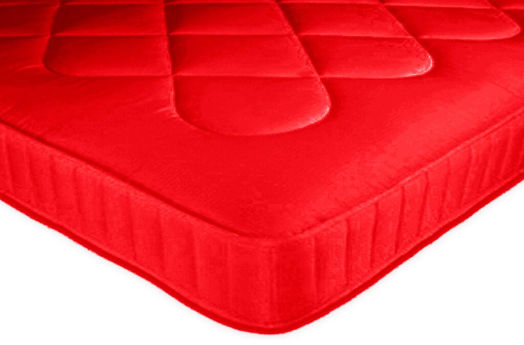 Rainbow 4ft6 Mattress Red - Double