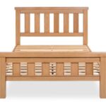 Honey B Newbury 5ft Bedframe - Oak - Image 3