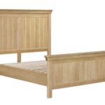 Honey B Oslo 5ft Bedframe - Light Oak - Image 1