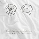 Hippychick Tencel Mattress Protector - 3ft x 6ft6 European Single - Image 3