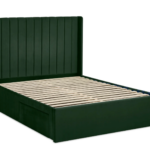 Leigha 4ft6 Bedframe - Green Velvet - Image 6