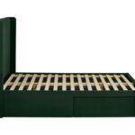 Leigha 4ft6 Bedframe - Green Velvet - Image 8