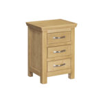 Honey B Manhattan Bedside Locker - Oak - Image 2