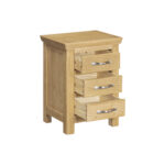 Honey B Manhattan Bedside Locker - Oak - Image 3
