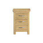 Honey B Manhattan Bedside Locker - Oak - Image 4