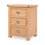 Honey B Newbury Bedside Locker- Light Oak - Image 1