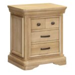 Honey B Oslo Bedside Locker- Light Oak - Image 1