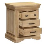 Honey B Oslo Bedside Locker- Light Oak - Image 3
