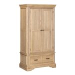 Honey B Oslo Wardrobe - Light Oak - Image 1