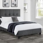 Vomero 4ft6 Bedframe - Light Grey - Image 1