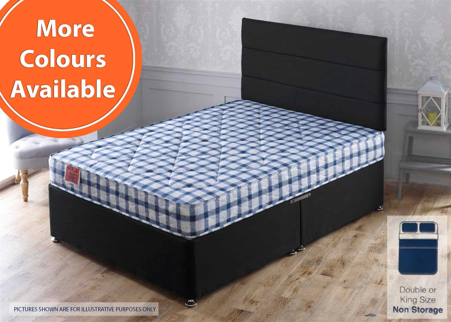 Apollo 4ft Acetate Bed