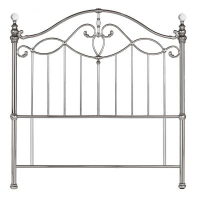 Bentley Designs 4ft Elena Headboard – Shiny Nickel