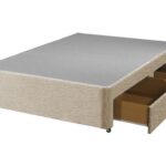 Apollo 4ft Beige 4 Drawer Divan Base - Image 1