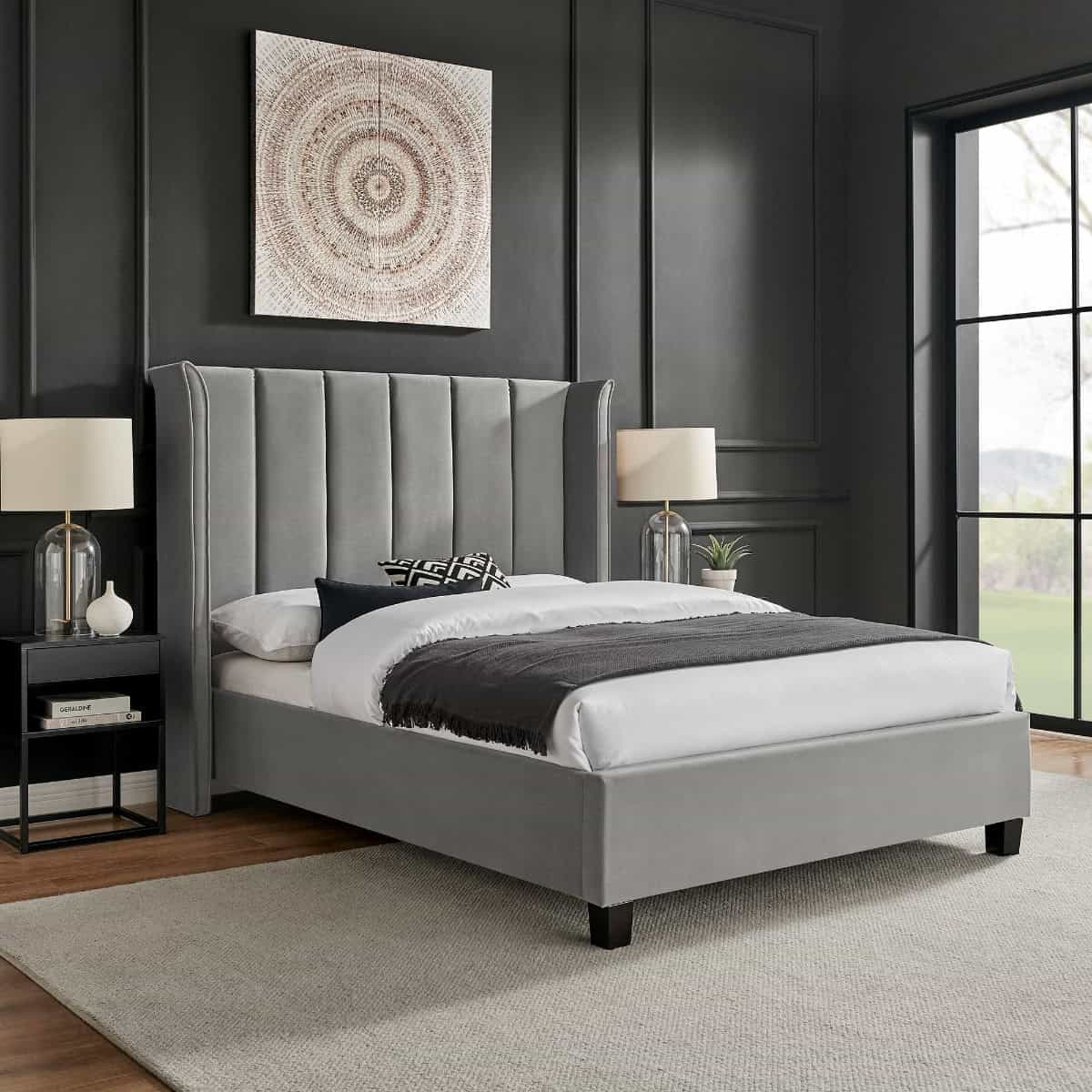 Limelight Polaris 5ft Bedframe – Silver