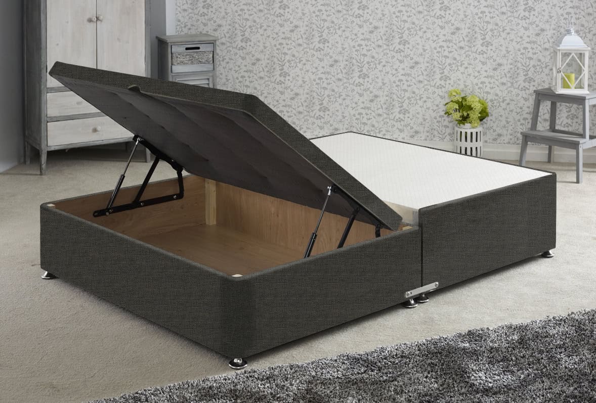 Apollo 6ft Azzure Dark Grey Jumbo Ottoman Base