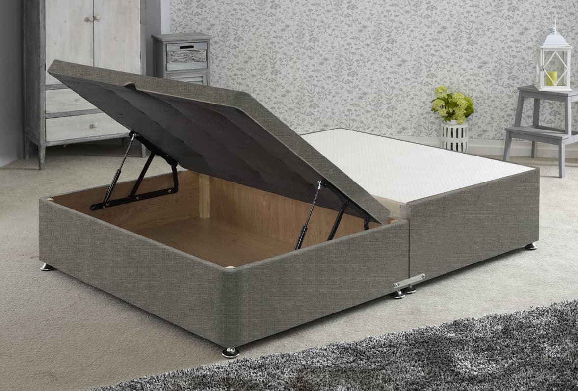 Apollo 5ft Azzure Grey Jumbo Ottoman Base