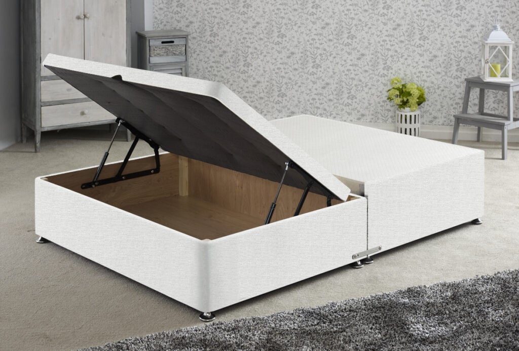 Apollo 4ft6 White Jumbo Ottoman Base
