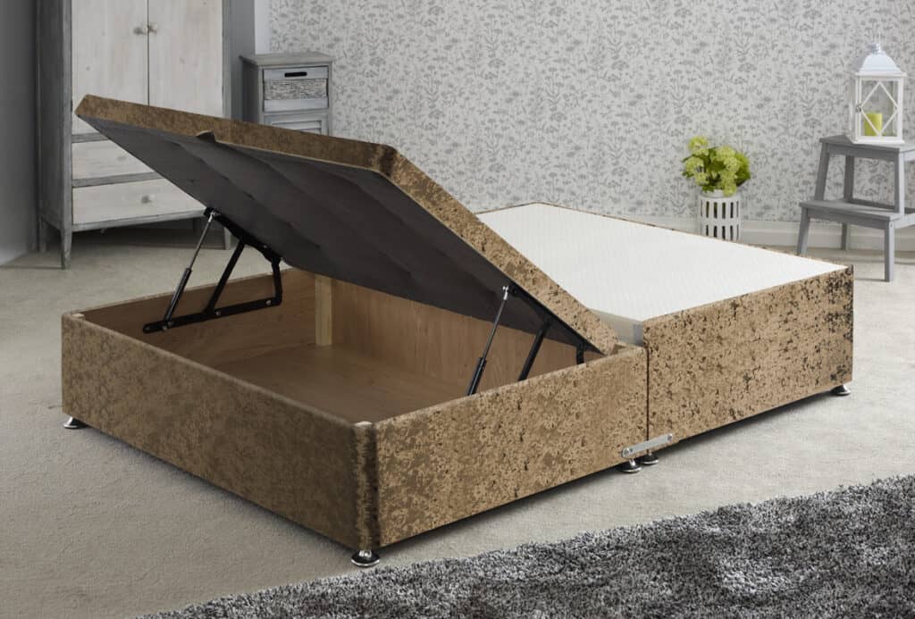 Apollo 4ft Glitz Sahara Jumbo Ottoman Base