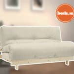 4ft6 Mito Futon Bed with Natural Mattress - Image 1