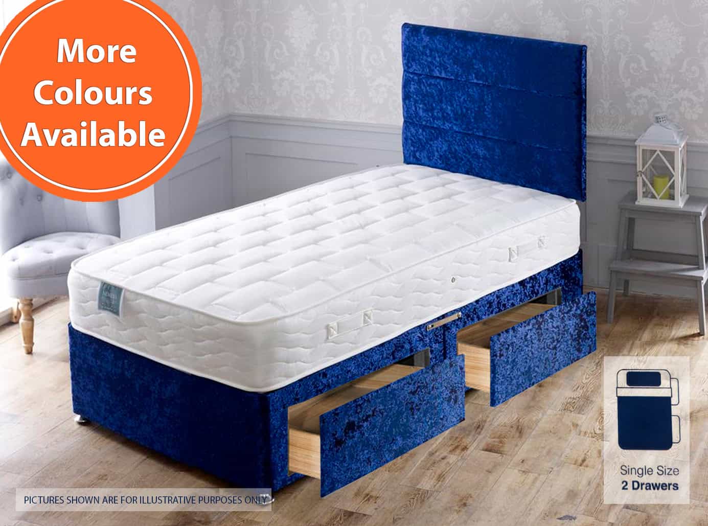 Apollo 2ft6 Nemesis 2 Drawer Bed