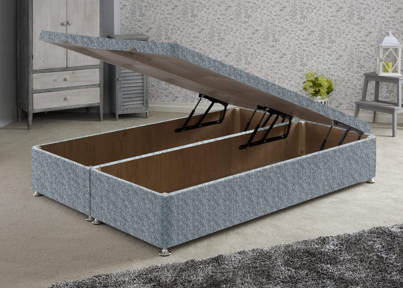 Apollo 4ft6 Grey Front Opening Ottoman Base