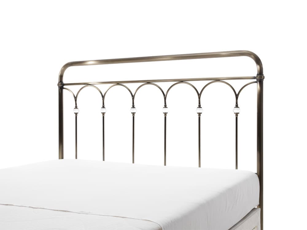 5ft Shilton Brass Headboard