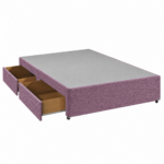 Apollo 4ft Azzure Lavender 2 Drawer Divan Base - Image 3