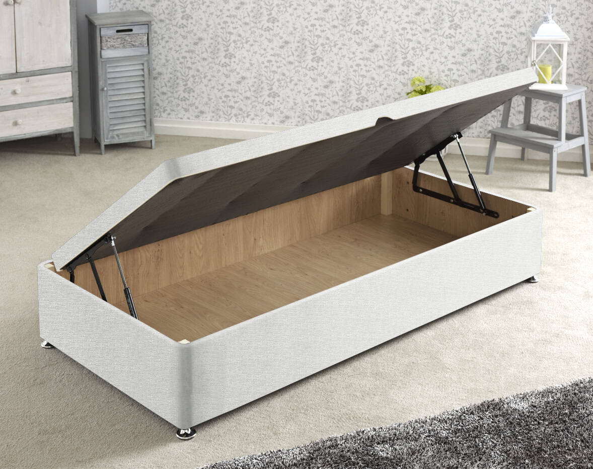 Apollo 2ft6 White Side Ottoman Base