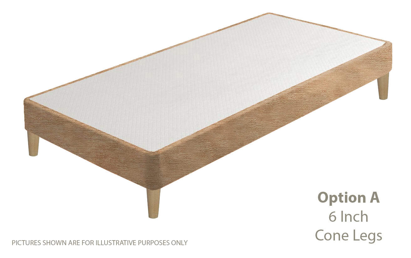 Apollo 2ft6 Beige Shallow Divan Base on Legs | Buy Online | Beds.ie