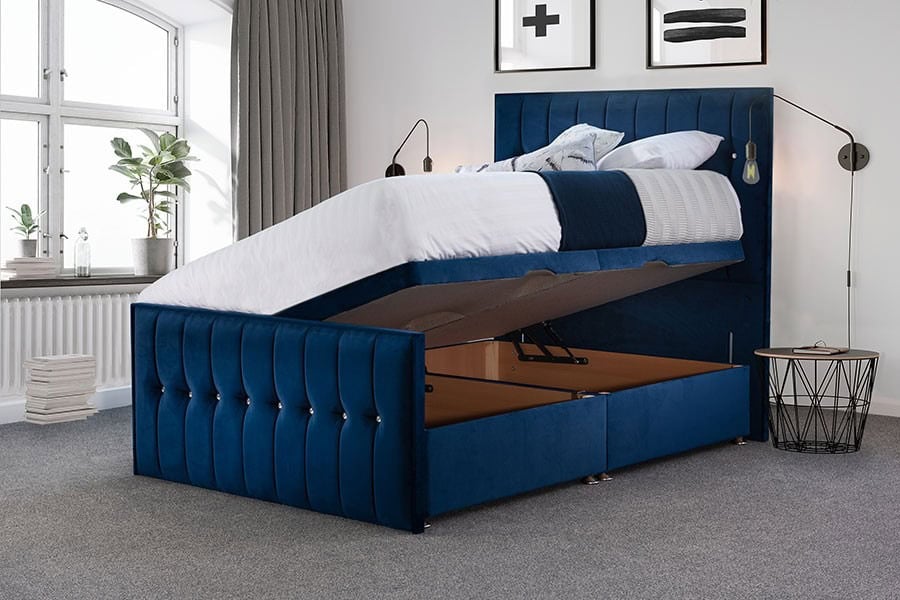 Style Sparkle 4ft6 Side-Opening Ottoman