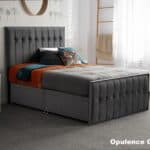 Style Sparkle 4ft6 Bed with 2 Drawers - Image 1