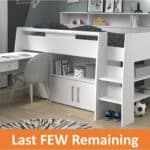 Parisot Swan Mid Sleeper - White - Image 2