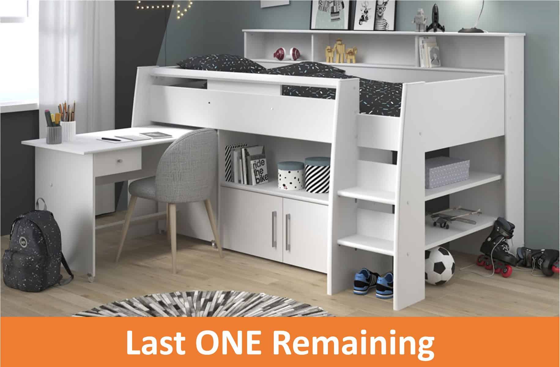 Parisot Swan Mid Sleeper – White