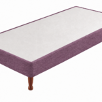 Apollo 3ft Azzure Lavender Shallow Divan Base on Legs - Image 2