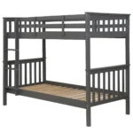 Gabby Single Bunk Bed - Grey - Image 4