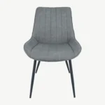 Anglia Dining Chair - Antique Grey PU - Image 1
