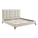 Limelight Carmen 4ft6 Bedframe - Natural Velvet - Image 2