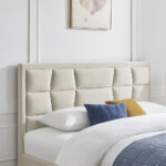 Limelight Carmen 4ft6 Bedframe - Natural Velvet - Image 3